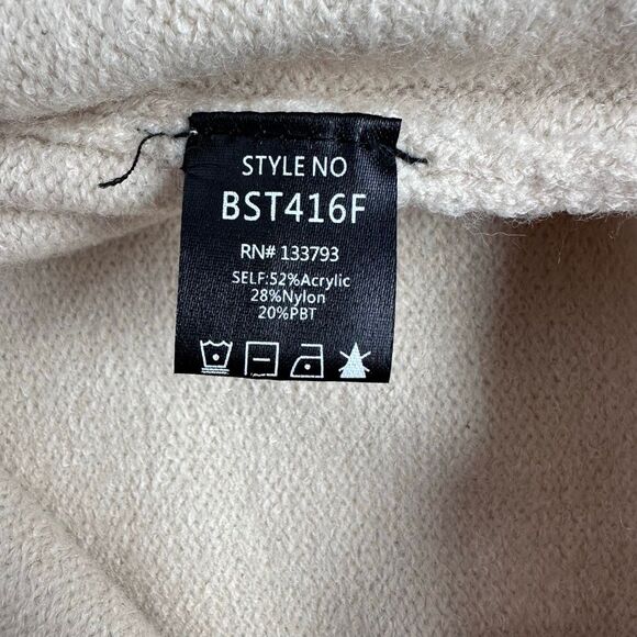POL Medium Cream Sweater - Picture 7 of 9